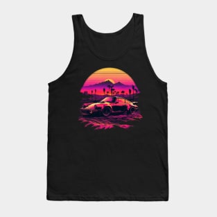 Porch 911 synthwave sunset Tank Top